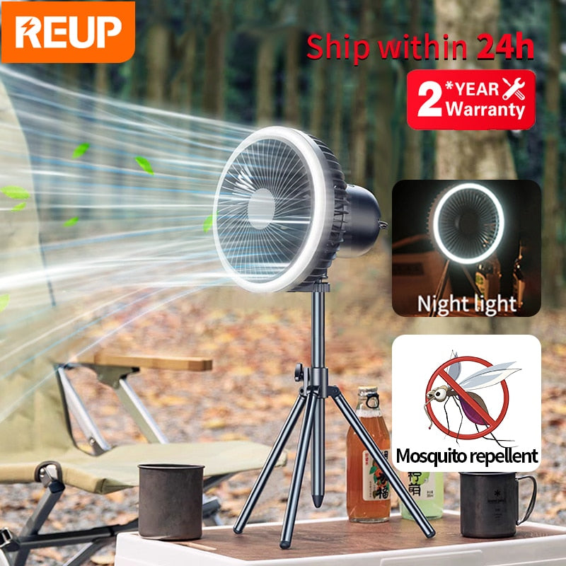 Ventilateur de camping portable 
