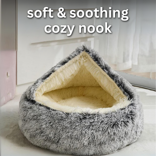 Snuggle Haven Plush Pet Bed - KCShopping